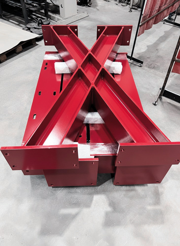 Jeklene konstrukcije Domat – mokro barvanje in protikorozijska zaščita elementov po meri